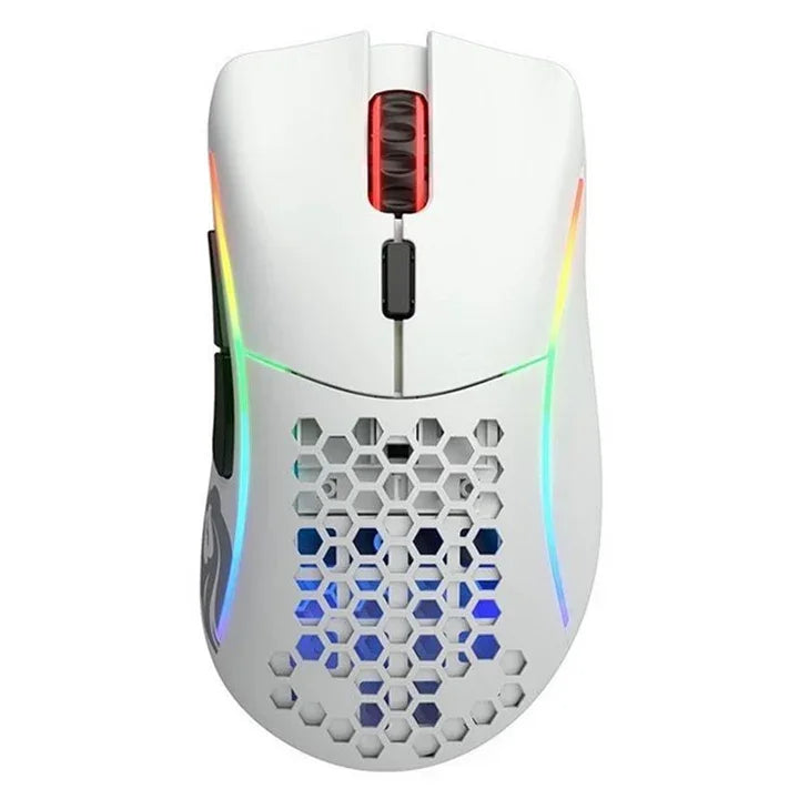 Glorious Model D Minus Wireless Gaming Mouse - Matte White - Tashqila Glorious Model D Minus Wireless Gaming Mouse - Matte White - Tashqila